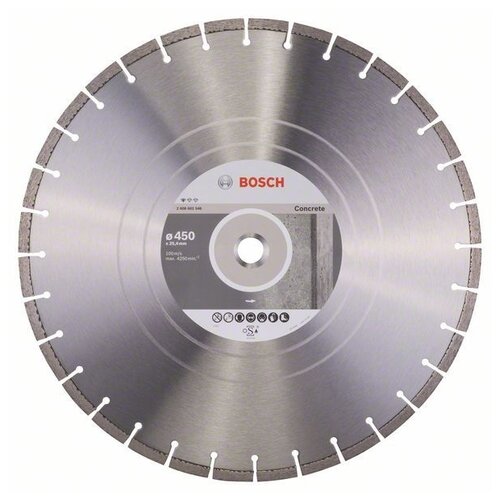 Диск алмазный отрезной BOSCH Standard for Concrete 2608602546, 450 мм 1