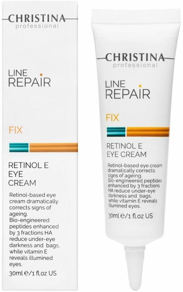 Крем Christina Line Repair Fix Retinol E Eye Cream, Крем для кожи вокруг глаз с ретинолом, 30 мл