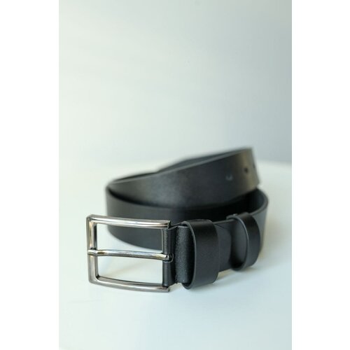 фото Ремень натуральная кожа, металл, подарочная упаковка, для мужчин, размер 125, длина 125 см., черный konsoleta men