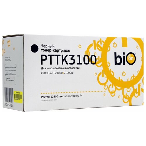 Bion TK-3100 Картридж для Kyocera FS-2100(D/DN)/4100(D/DN)/4200(DN)/DN4300(DN)/M3040DN/M3540DN (12'500 стр.)