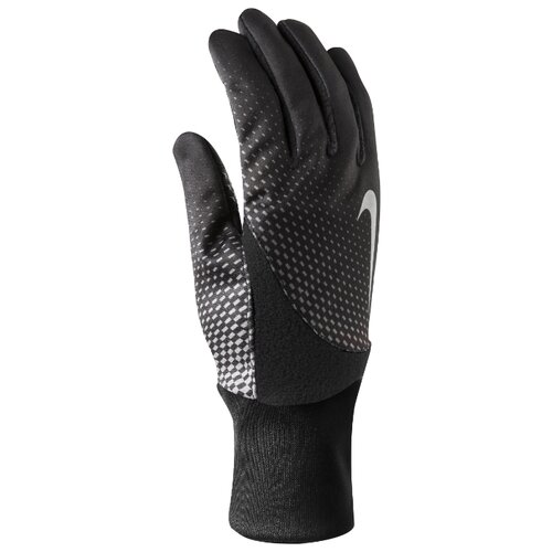 фото Мужские перчатки для бега nike men's printed element thermal 2.0 run gloves s black/black n.rg.b2.020.sl-020-s