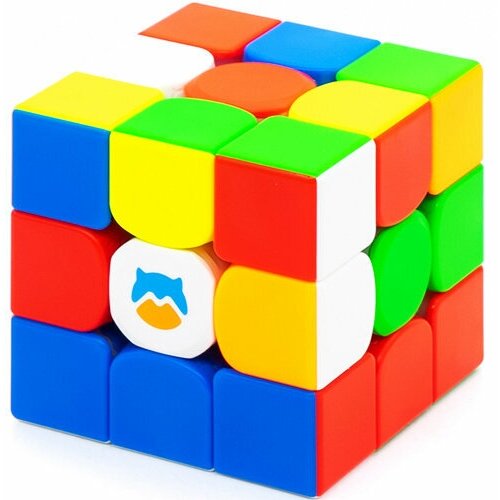 Скоростной Кубик Рубика Gan Monster Go 3x3 MG3 3х3/Развивающая игра/Головоломка для подарка/Цветной пластик. gan monster go mg3 ai 3x3x3 умный электронный кубик рубика