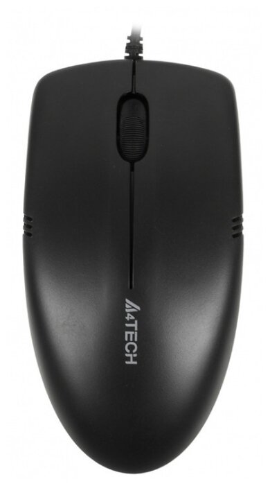 Мышь A4 V-Track Padless OP-530NU черный оптическая (1000dpi) USB (2but)