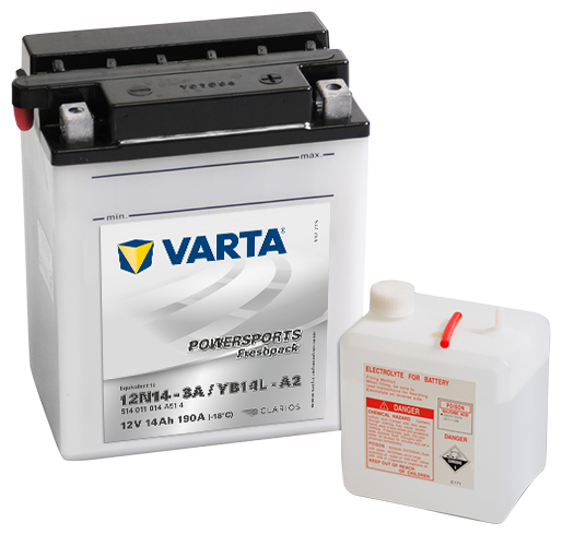 Мото аккумулятор VARTA Powersports Freshpack (514 011 014)