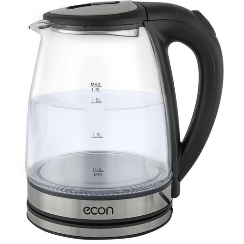 Чайник ECON ECO-1838KE чайник econ eco 1736ke черный серебристый стекло