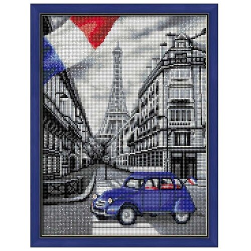 Алмазная вышивка Алмазная Живопись «Парижская улочка», 40x30 см