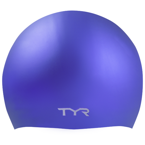 фото Шапочка для плавания tyr wrinkle free silicone cap, силикон, lcs/510, фиолетовый