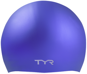 Шапочка для плавания Tyr Wrinkle Free Silicone Cap, силикон, Lcs/510, фиолетовый