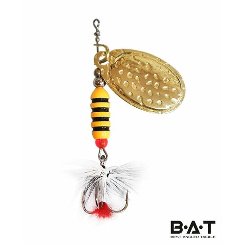 фото Блесна вращающаяся bat good hope grub размер:3 вес:7.6гр цвет:#110