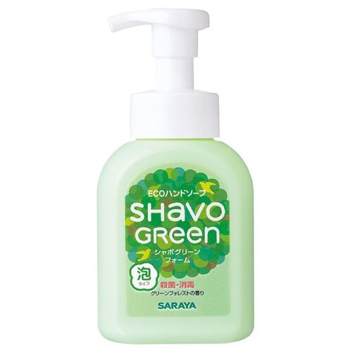 Жидкое пенящееся мыло для рук Shavo Green foam Soap 0,5 L