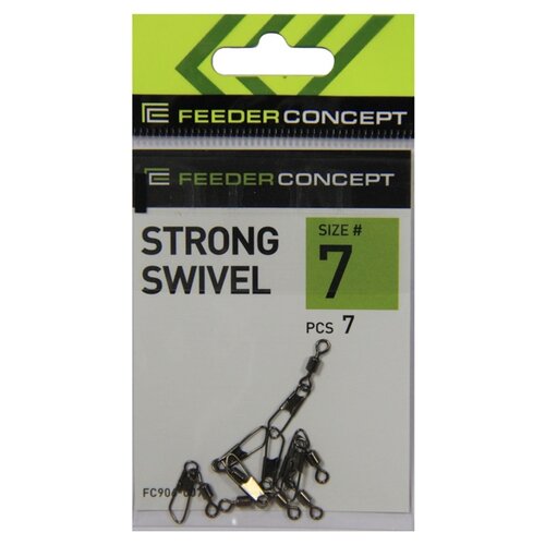 Вертлюг Feeder Concept Strong Swivel FC906, 7 шт., №7