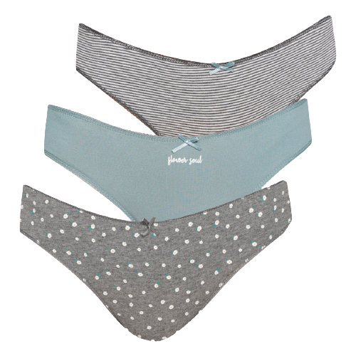 фото Твое набор трусов слипы низкой посадки, 3 шт., размер s, мультицвет