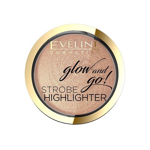 Eveline Cosmetics Запеченный хайлайтер Glow And Go, 02-Gentle Gold