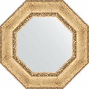 Зеркало Evoform Octagon BY 3670 63x63 состаренное серебро с орнаментом