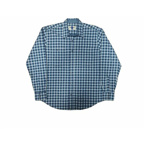 Рубашка WEST RIDER, размер 48, голубой, синий
