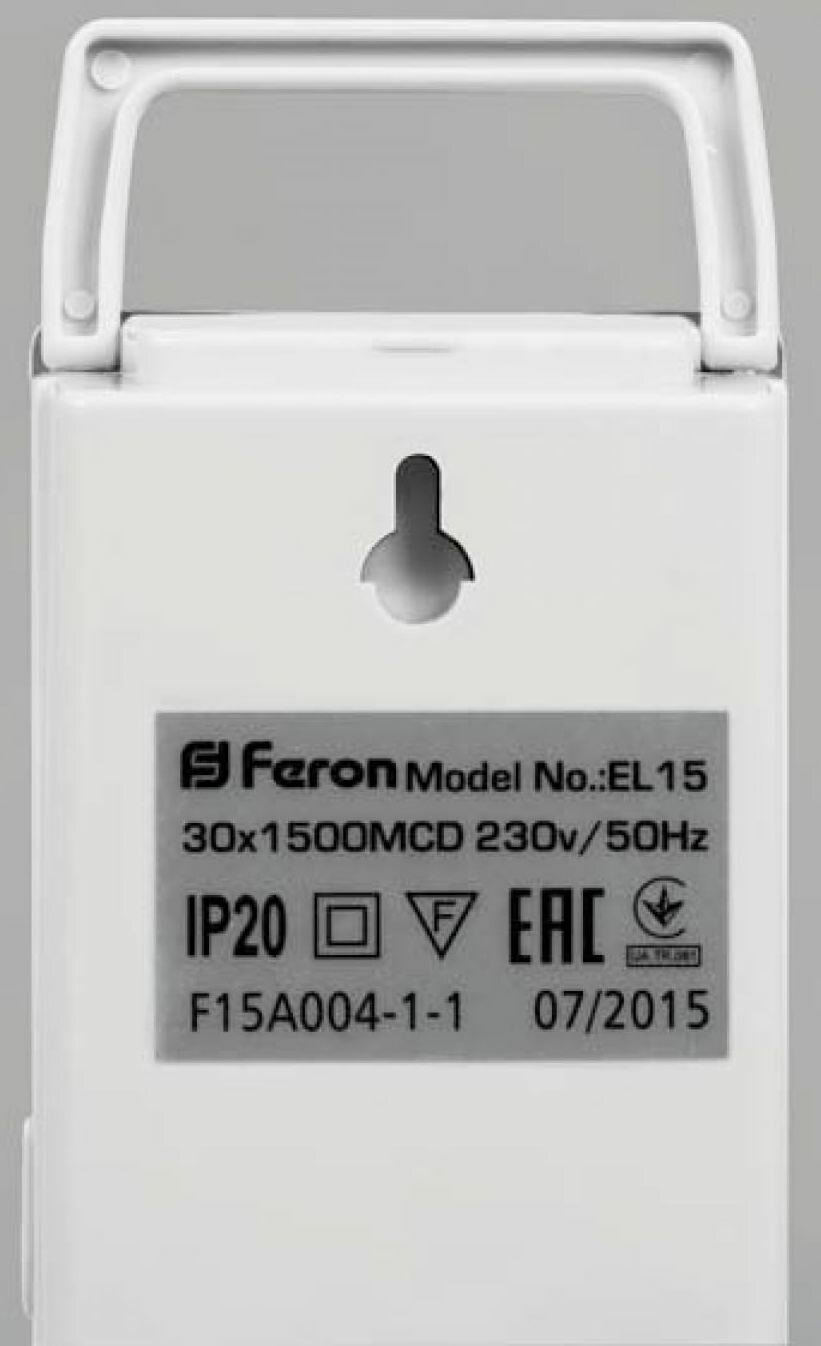 Накладной светодиодный светильник Feron EL15 12896 - фотография № 14