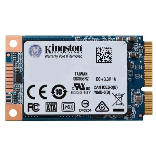 фото Диск ssd kingston 240gb suv500ms msata (mini sata), sata-iii, r/w -520/320 mb/s, tlc 3d nand