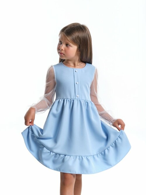 Платье Mini Maxi, размер 116, голубой