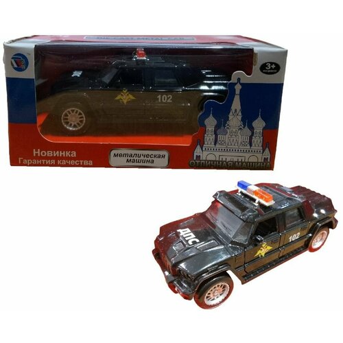Игрушечный автомобиль газ-тигр пикап ДПС (свет, звук) игрушечный автомобиль ваз2121 нива пожарная свет звук