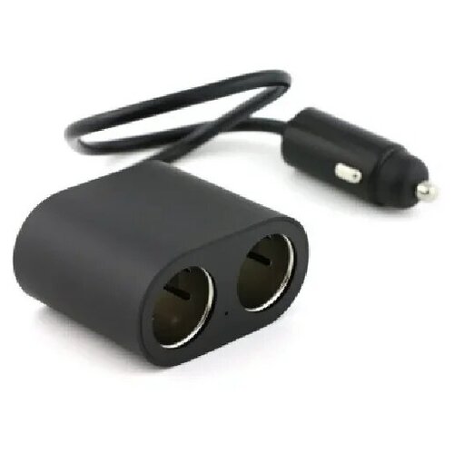 Разветвитель прикуривателя 2xUSB Baseus High Efficiency One To Two Cigarette Lighter - Черное (CRDYQ-01)