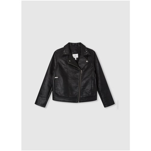 куртка для девочек, Pepe Jeans London, модель: PG401055, цвет: черный, размер: 42(14)