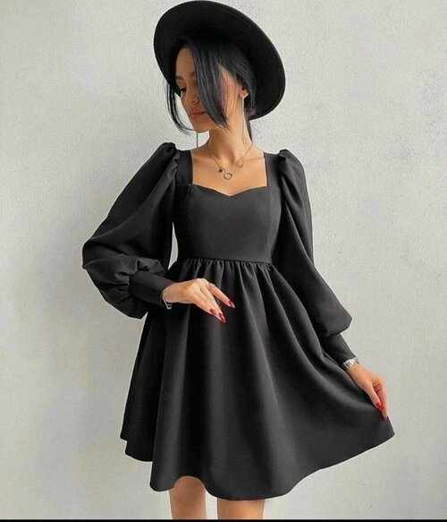 Платье SELEYA BETTER, размер 42, черный