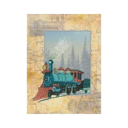 фото Набор стук колес частичная вышивка 30х40 риолис 0037 рт 0037 рт