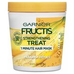 GARNIER Fructis Укрепляющая маска для волос Strengthening Treat 1 Minute Hair Mask + Banana Extract - изображение