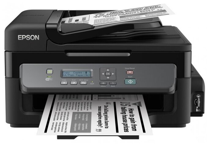 МФУ струйный Epson WorkForce M205 (C11CD07401) A4 WiFi USB черный/серый