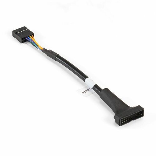 Кабель-переходник USB 2.0-USB 3.0 ExeGate EX-CC-U3U2 (9pin(F)/19pin(M) EX294785RUS кабель gembird cc u3u2 01 0 3 м черный