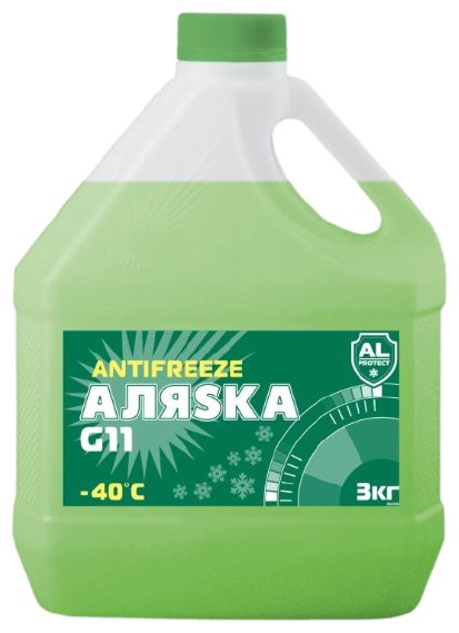 Антифриз Аляска Green - 40 G11 3 Кг Delfin Group арт. 5537