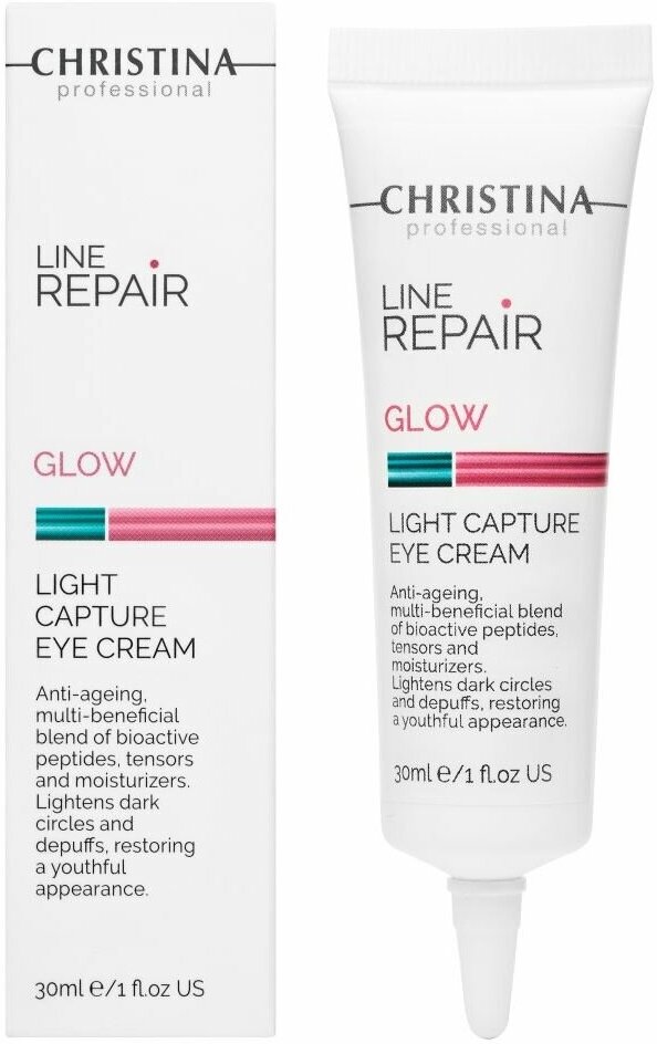 Крем Christina Line Repair Glow Light Capture Eye Cream, Крем для кожи вокруг глаз «Сияющий взгляд», 30 мл