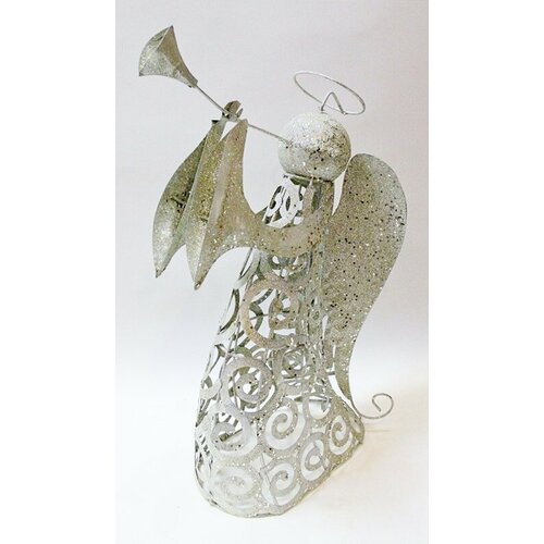 Ангел декоративный с дудочкой, 40 см.