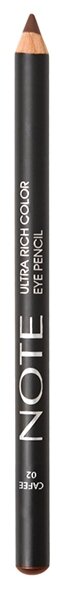 Note Карандаш для глаз Ultra Rich Color Eye Pencil, оттенок 02 Cafee