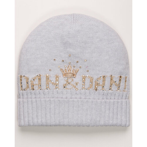 фото Шапка бини dan&dani, размер 52, серый