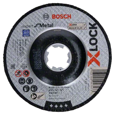 X-LOCK отрез круг вогн 125x2.5 E.f.Metal BOSCH
