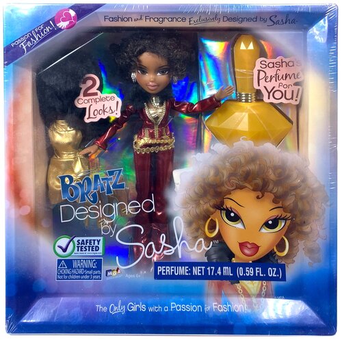 Кукла Братц Саша из серии мода и парфюмерия Дизайн от… 2008 Bratz fragrance Designed By Sasha exclusive