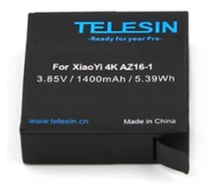 Аккумулятор Telesin для Xiaomi Yi 4K фото 1