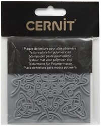 Текстура для пластики резиновая "Кельтский узел", 9x9 см, арт. CE95023