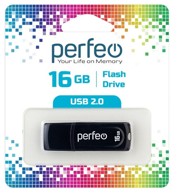 USB  Perfeo 16GB C09 Black