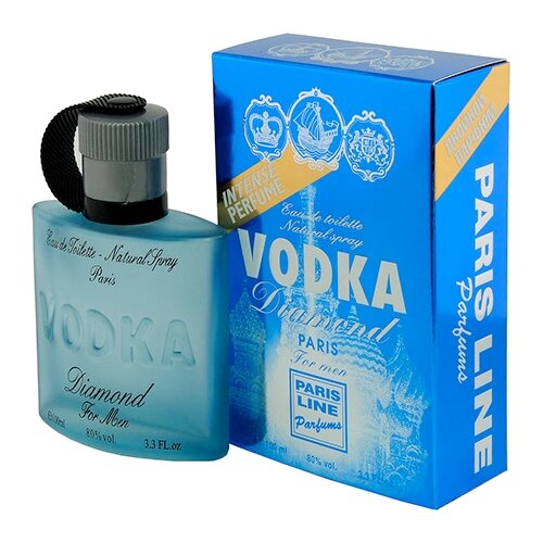 Paris Line Parfums парфюмерная вода Vodka Diamond, 100 мл, 290 г