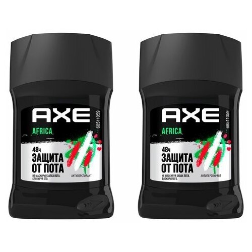 Axe Антиперспирант стик Африка, 2 x 50 мл (2 штуки)