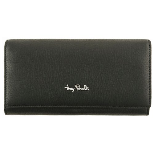 фото Кошелек tony perotti contatto, женская, натуральная кожа, чёрный, 561049l/1