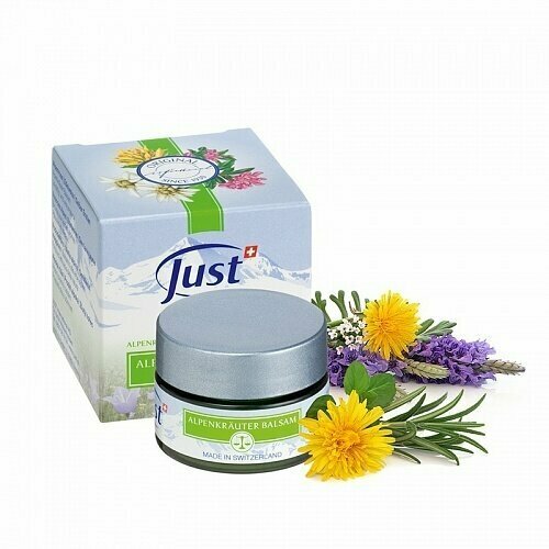 ЮСТ Альпийский бальзам из трав/ JUST Alpine Herbal Balm, 13 мл