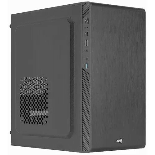 AeroCool Корпус CS-106-S-BK-V1 Корпус MINITOWER черный без БП mATX 4x120mm 1xUSB2.0 1xUSB3.0 audio 4710562759365