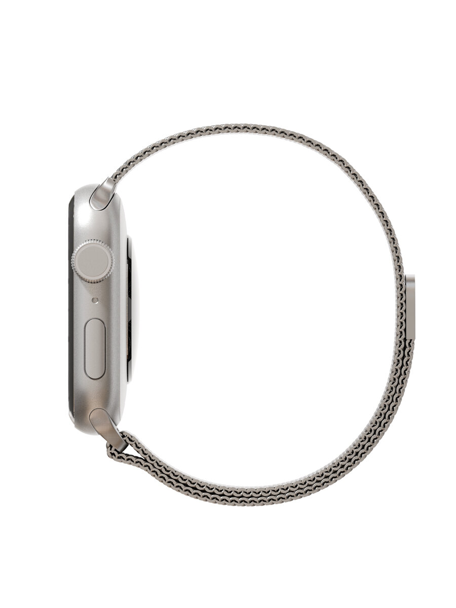 Ремешок VLP Ремешок из нержавеющей стали сетчатый vlp для Apple Watch 42/44/45 cеребристый
