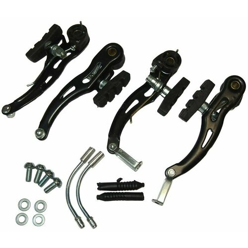 фото Тормоз вело передний и задний v-breake сталь нет бренда