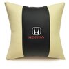 Подушка декоративная Auto Premium HONDA, цвет: черный, бежевый - изображение