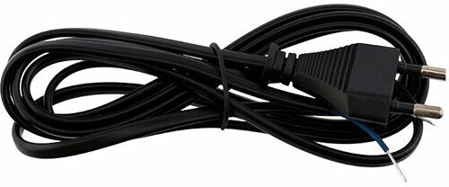 Сетевой шнур Rexant 11-1142 кабель с вилкой 2х0,75 кв. мм 1,8 м 220В 2.5А черный