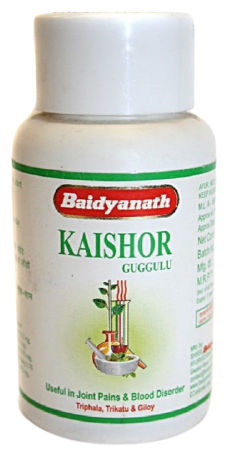 Таблетки Baidyanath Kaishor Guggul, 80 г, 80 шт.